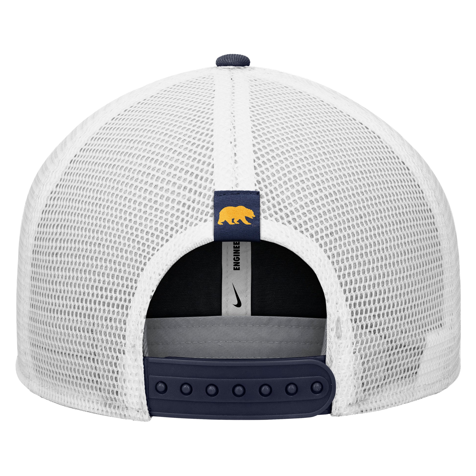 U.C. Berkeley Pro Flat Bill Trucker 3D Embroidery CAL Logo Nike snap back Hat-Navy-Shop College Wear