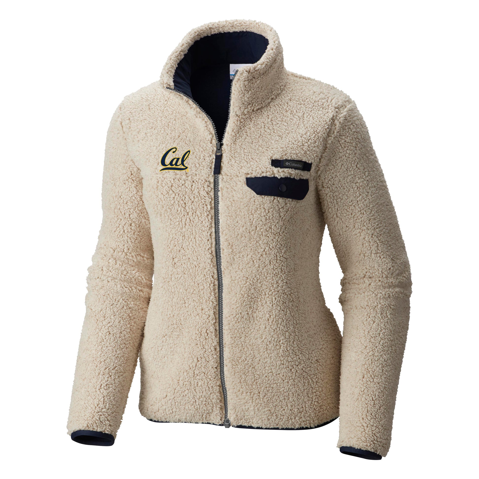UC Berkeley Cal Embroidered Columbia Sherpa Mountainside Women's Jacket-Shop College Wear