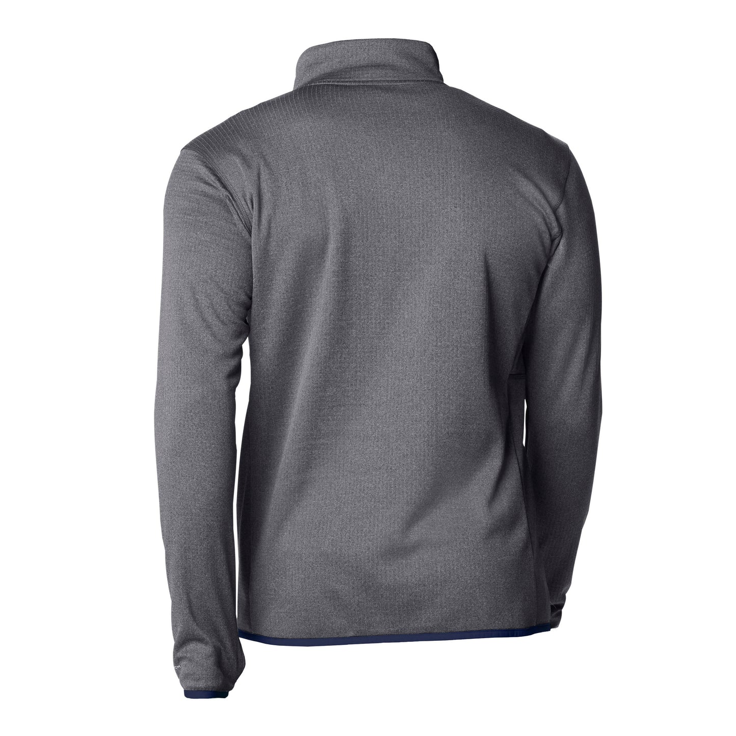 University Of California Berkeley Cal embroidered Columbia fleece men's half zip shirt- Charcoal back side