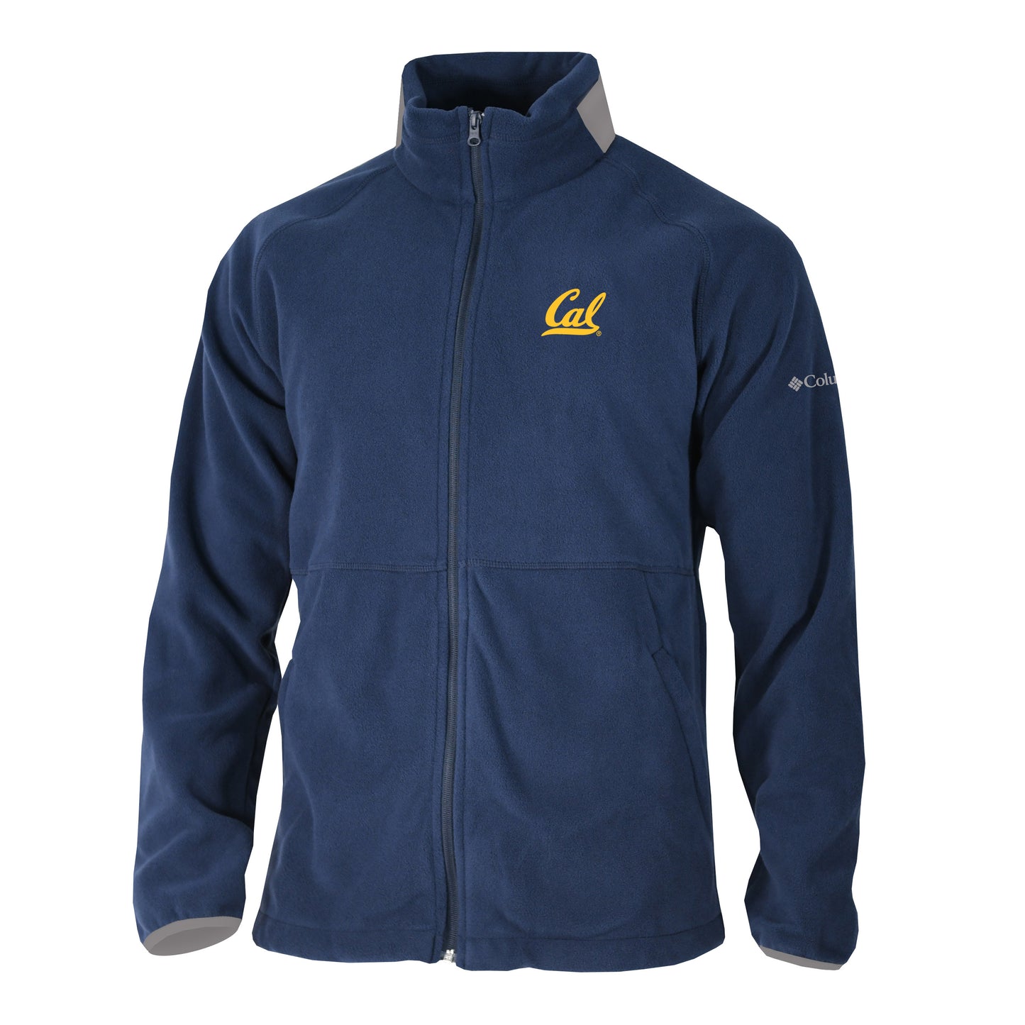 U.C. Berkeley Cal embroidered Columbia Everest Ridge Fleece full zip-Navy-Shop College Wear