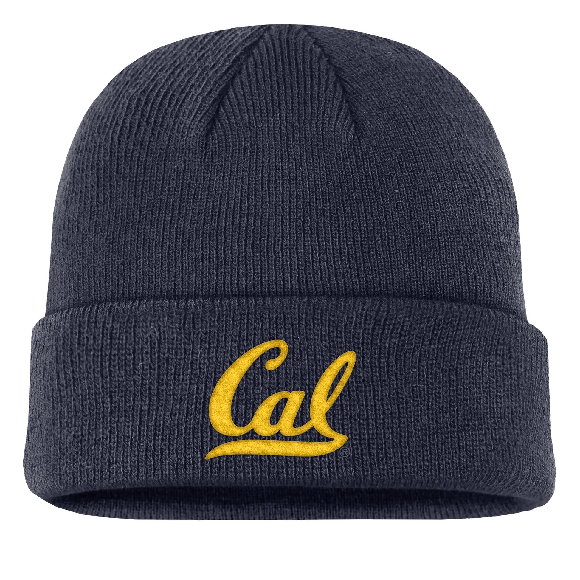 U.C. Berkeley Cal embroidered Nike cuffed beanie Youth hat-Navy-Shop College Wear