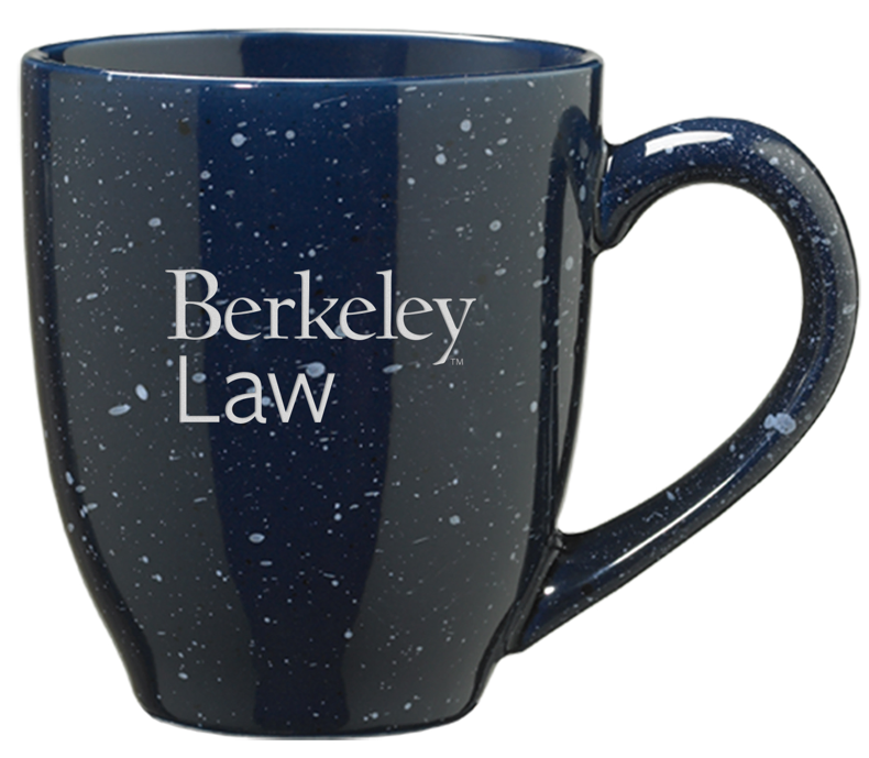 University Of California Berkeley Law Laser Engraved 16 ounces Speckled Ceramic Mug-Navy-Shop College Wear