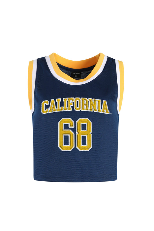 UC Berkeley Cal applique women's basketball Jersey-Navy-Shop College Wear