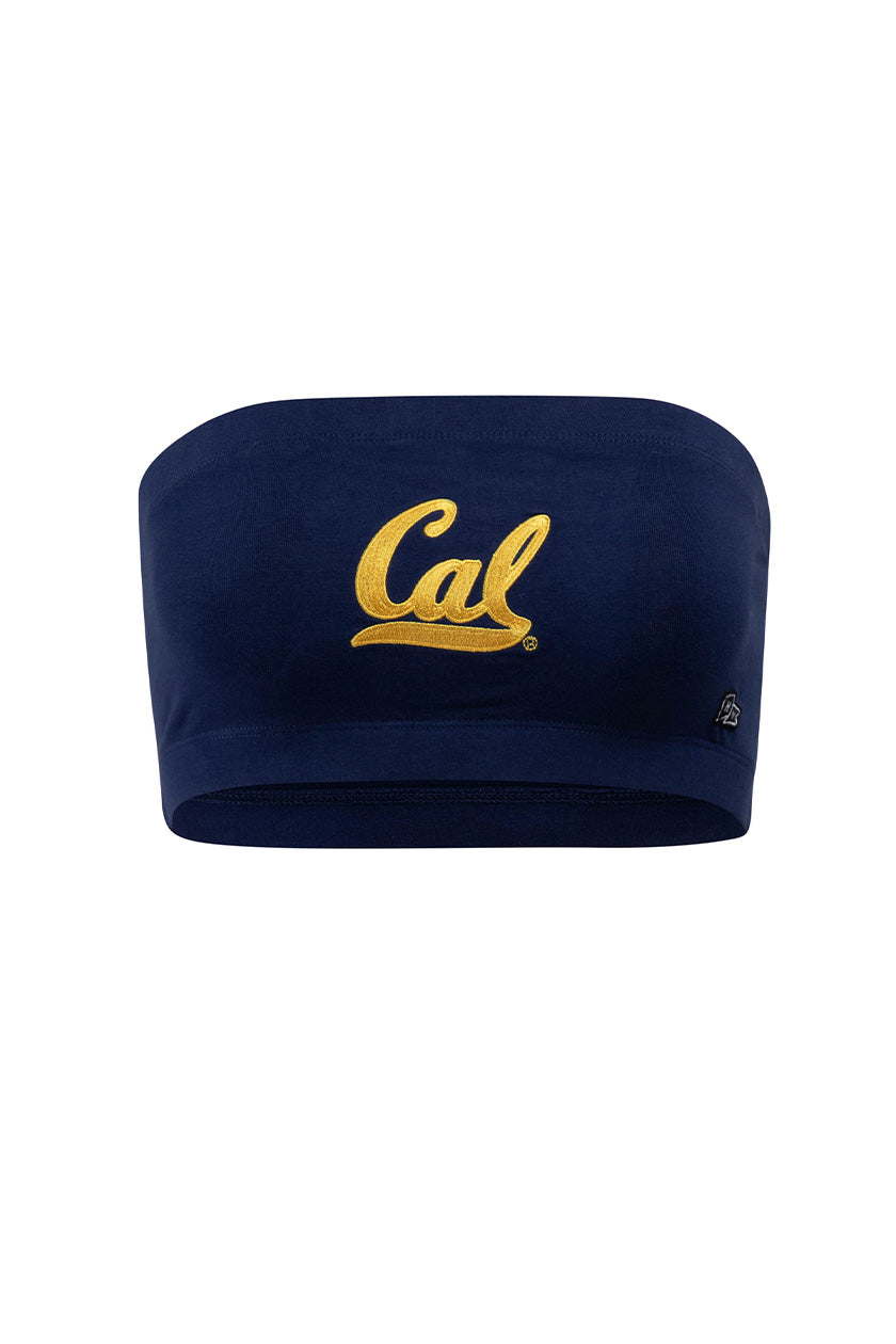 UC Berkeley Cal embroidered tube top-Navy-Shop College Wear