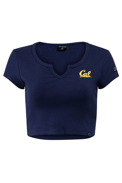 UC Berkeley Cal embroidered tank top-Navy-Shop College Wear