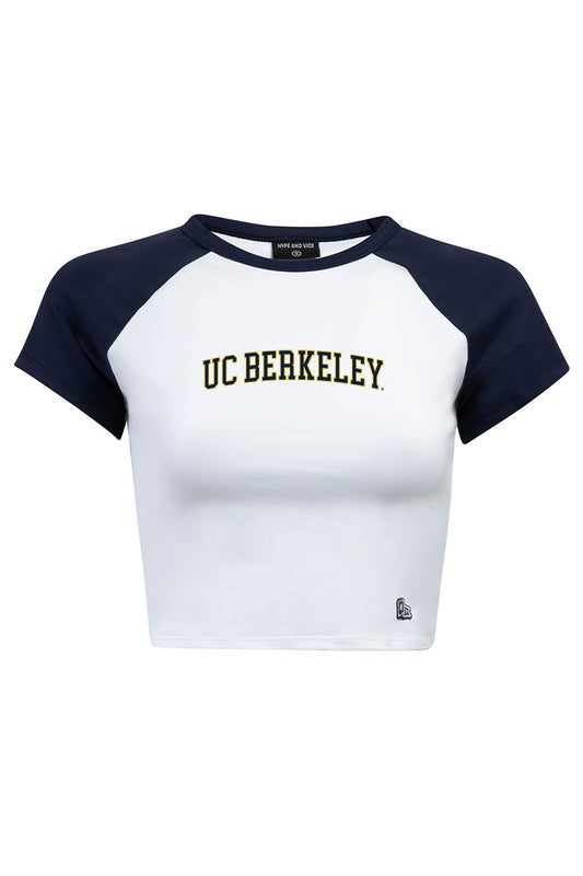 UC Berkeley Cal Ringer Baseball Tee-Navy-Shop College Wear