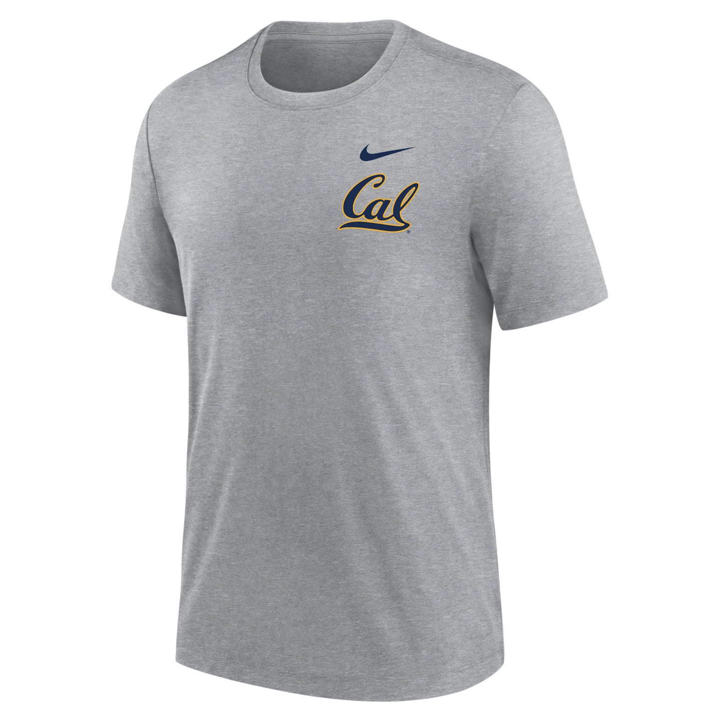 UC Berkeley Cal Nike tri blend dry fit T-Shirt -Gray-Shop College Wear