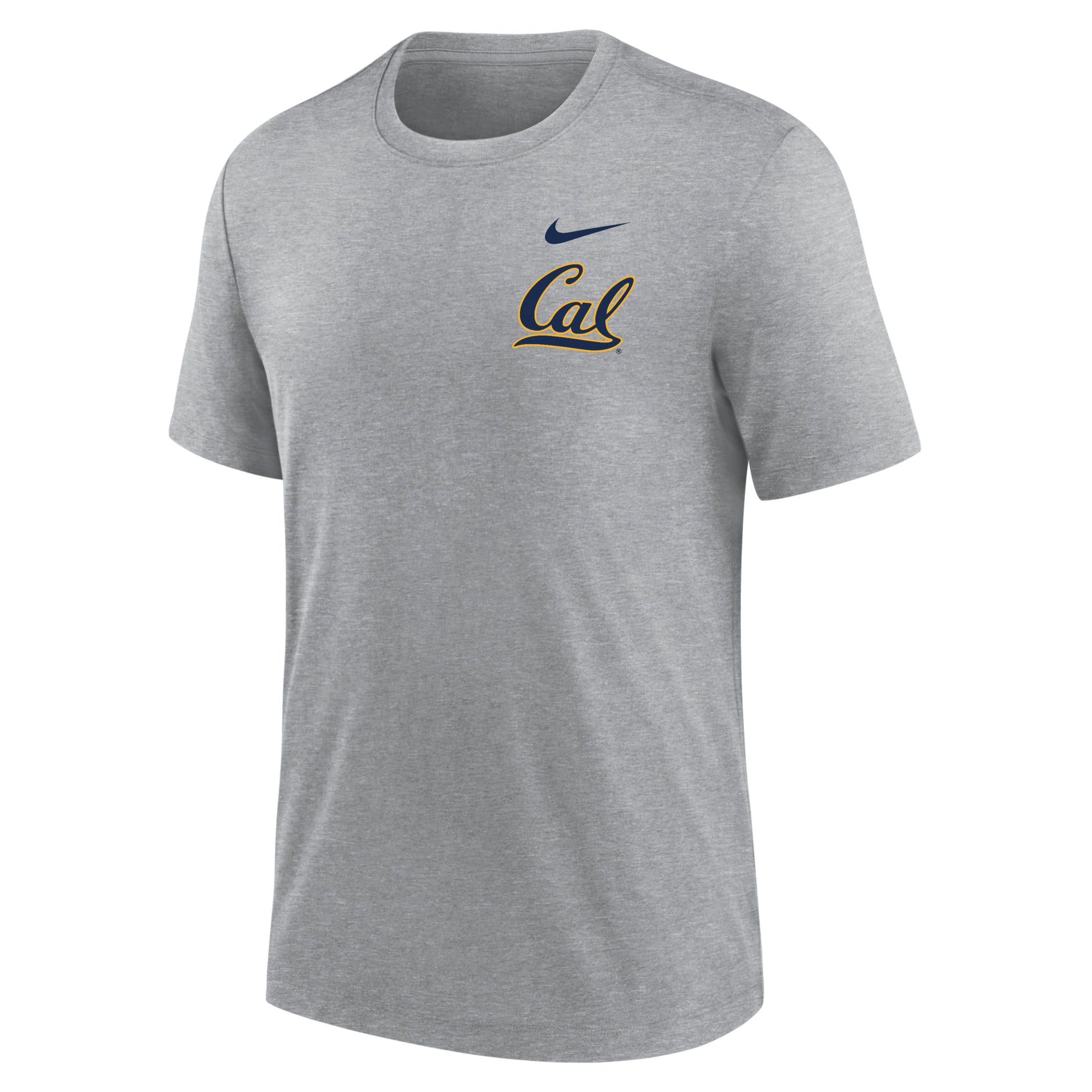 UC Berkeley Cal Nike tri blend dry fit T-Shirt -Gray-Shop College Wear