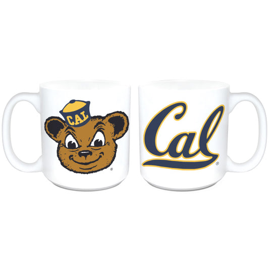 UC Berkeley Cal and Oski matte sublimated mug 20 ounce-Matt White-Shop College Wear