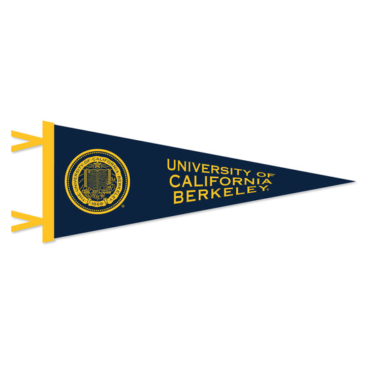 University of California Berkeley and seal felt pennant 9 inchesx24 inches- NAVY-Shop College Wear
