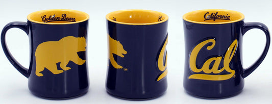 U.C. Berkeley Cal relief coffee mug-Navy-16 ounces-Shop College Wear