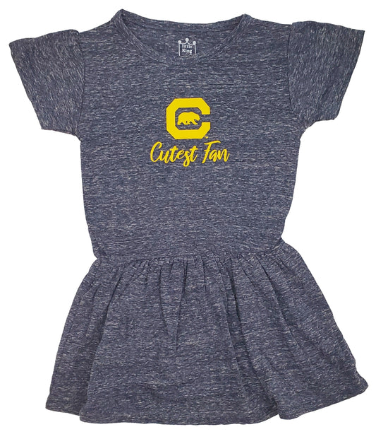 U.C. Berkeley Cal toddler T-Shirt dress-Navy-Shop College Wear