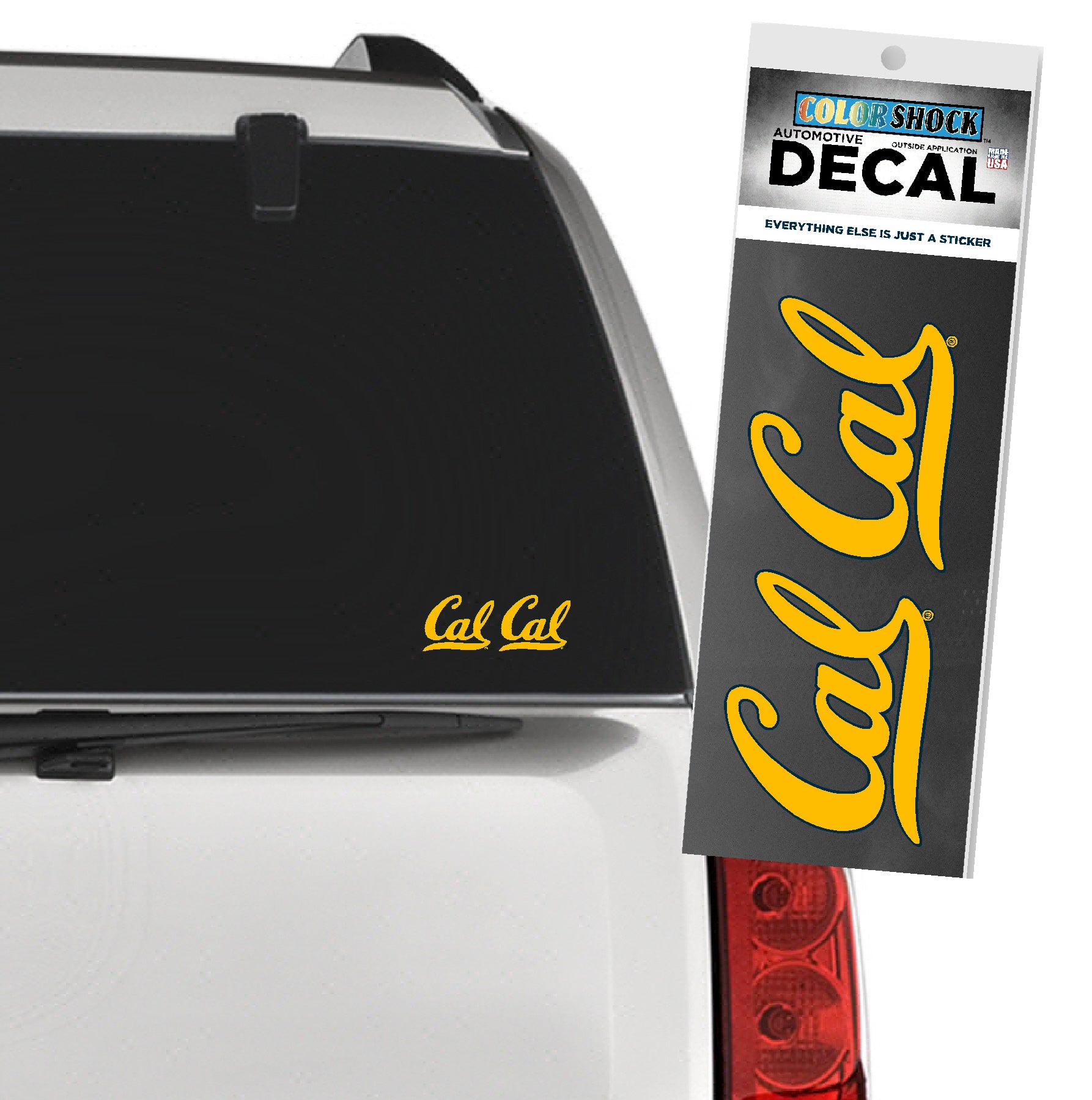 U.C. Berkeley Cal gold exterior decal 2 pack-Shop College Wear