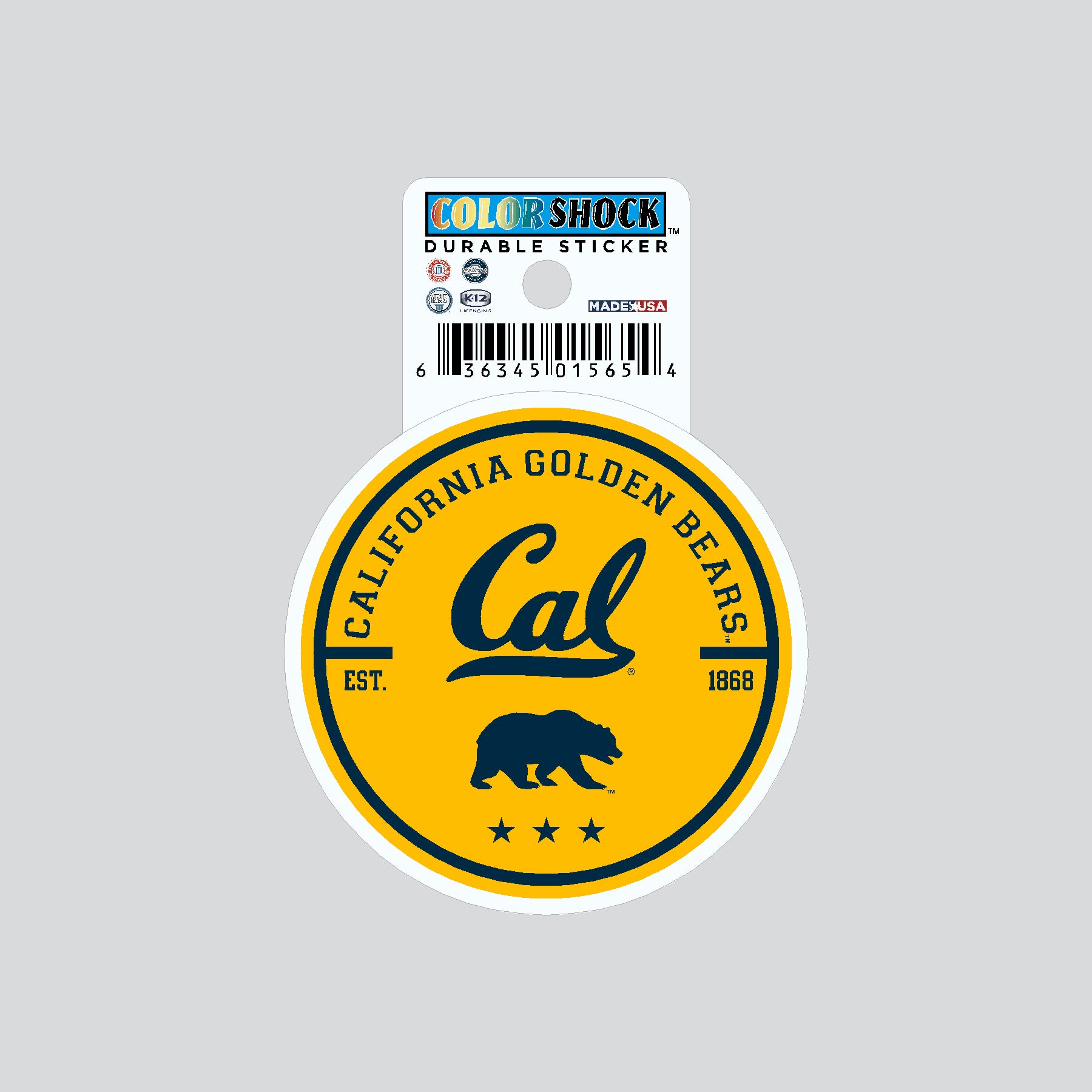 UC Berkeley Cal sticker California Golden Bears Bears EST 1868-Shop College Wear