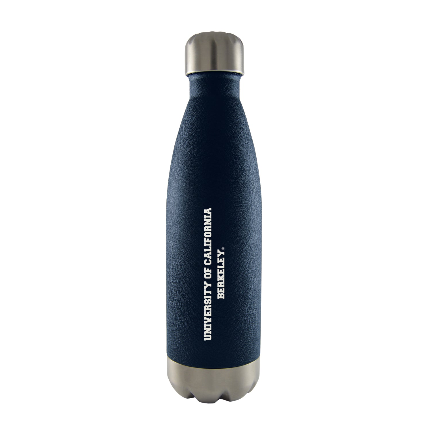 UC Berkeley Cal laser engraved Vacuumed water bottle 17OZ. -Navy-Shop College Wear