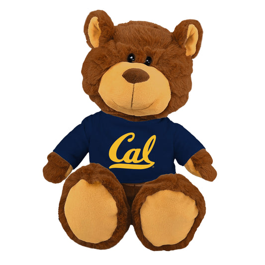 U.C. Berkeley Cal Crinkle Bear with navy Script Cal T-Shirt-Shop College Wear