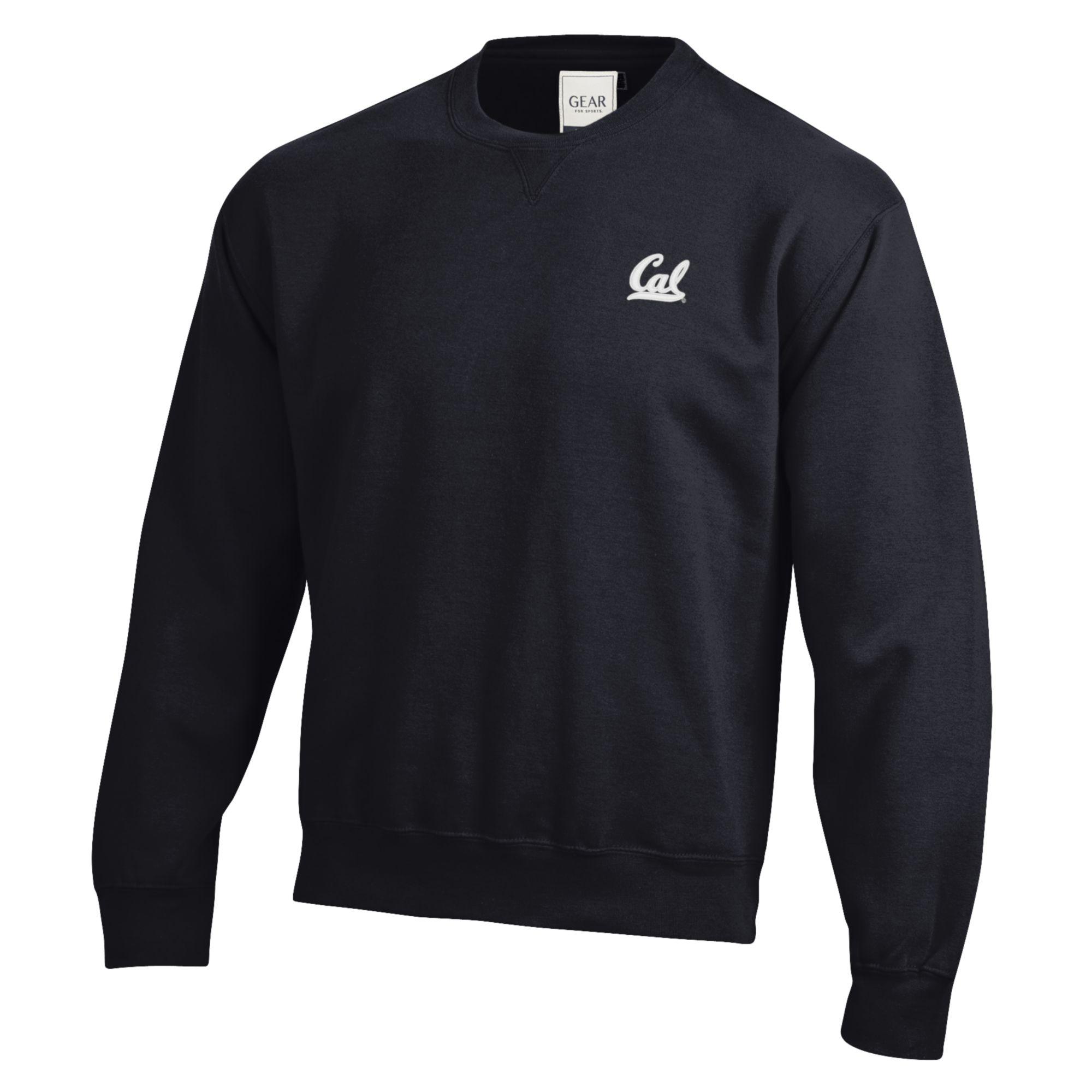 University of California Berkeley Script Cal embroidered rich crew-nec ...