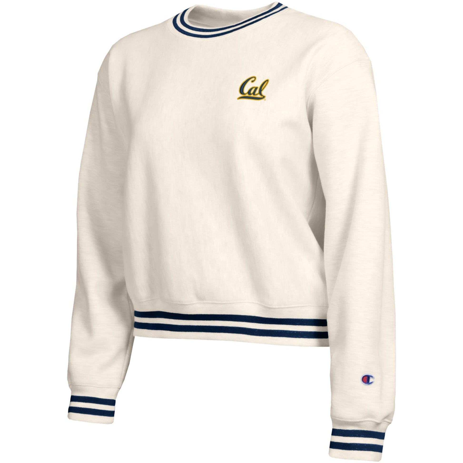 UC Berkeley Cal embroidered Champion Reverse Weave Retro Sweatshirt-Navy