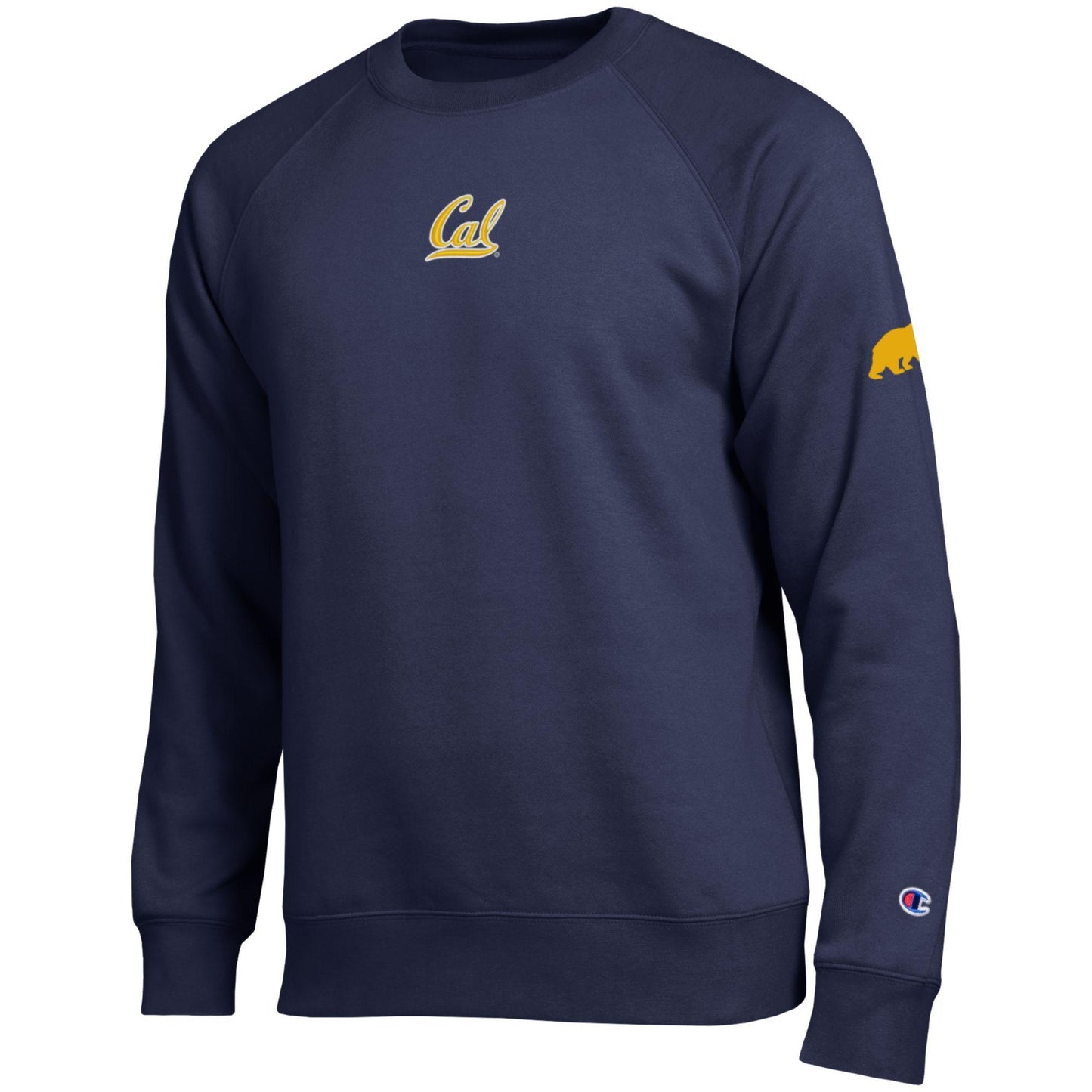 U.C. Berkeley Cal embroidered All Star Champion crew-neck sweatshirt-Navy-Shop College Wear