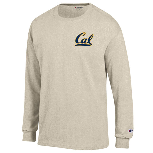 UC Berkeley Cal Champion Men's Long Sleeve T-Shirt -Navy-Shop College Wear