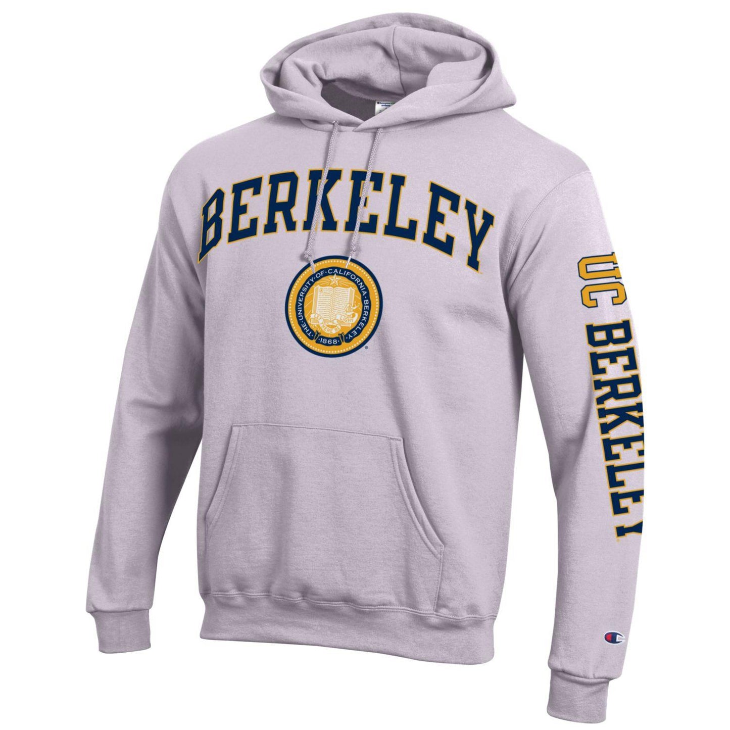 U.C. Berkeley arch & seal hoodie sweatshirt-Lilac-Shop College Wear