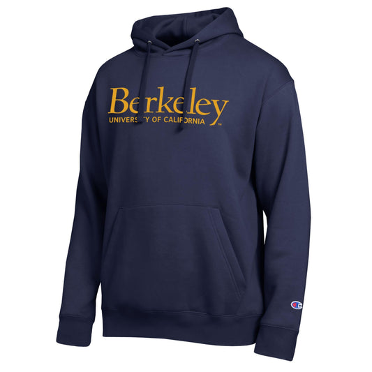 University of California Berkeley All Star Organic cotton blend Champion hoodie Sweatshirt - Navy-Shop College Wear