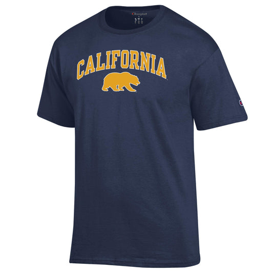 University Of California Berkeley Cal Champion Men's T-Shirt - Navy-Shop College Wear