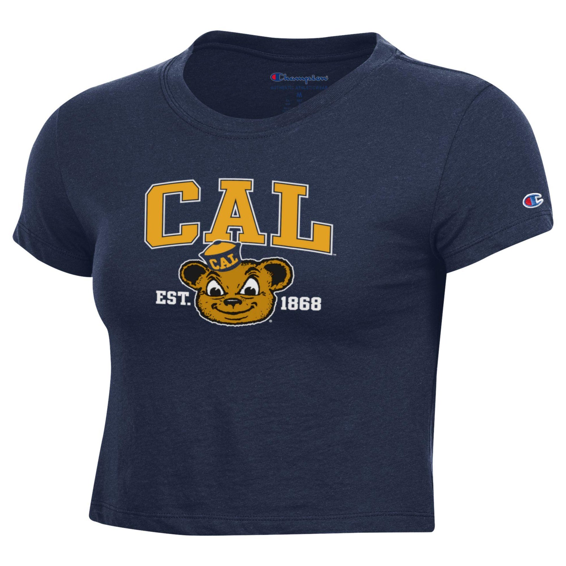 U.C. Berkeley California Oski 1868 Women's T-Shirt -Navy-Shop College Wear