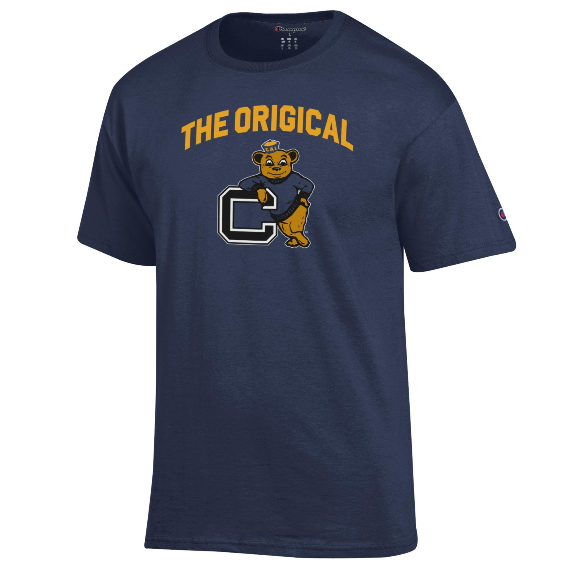 University Of California Berkeley Cal the ORIGICAL and Oski Men's T-Shirt - Navy-Shop College Wear
