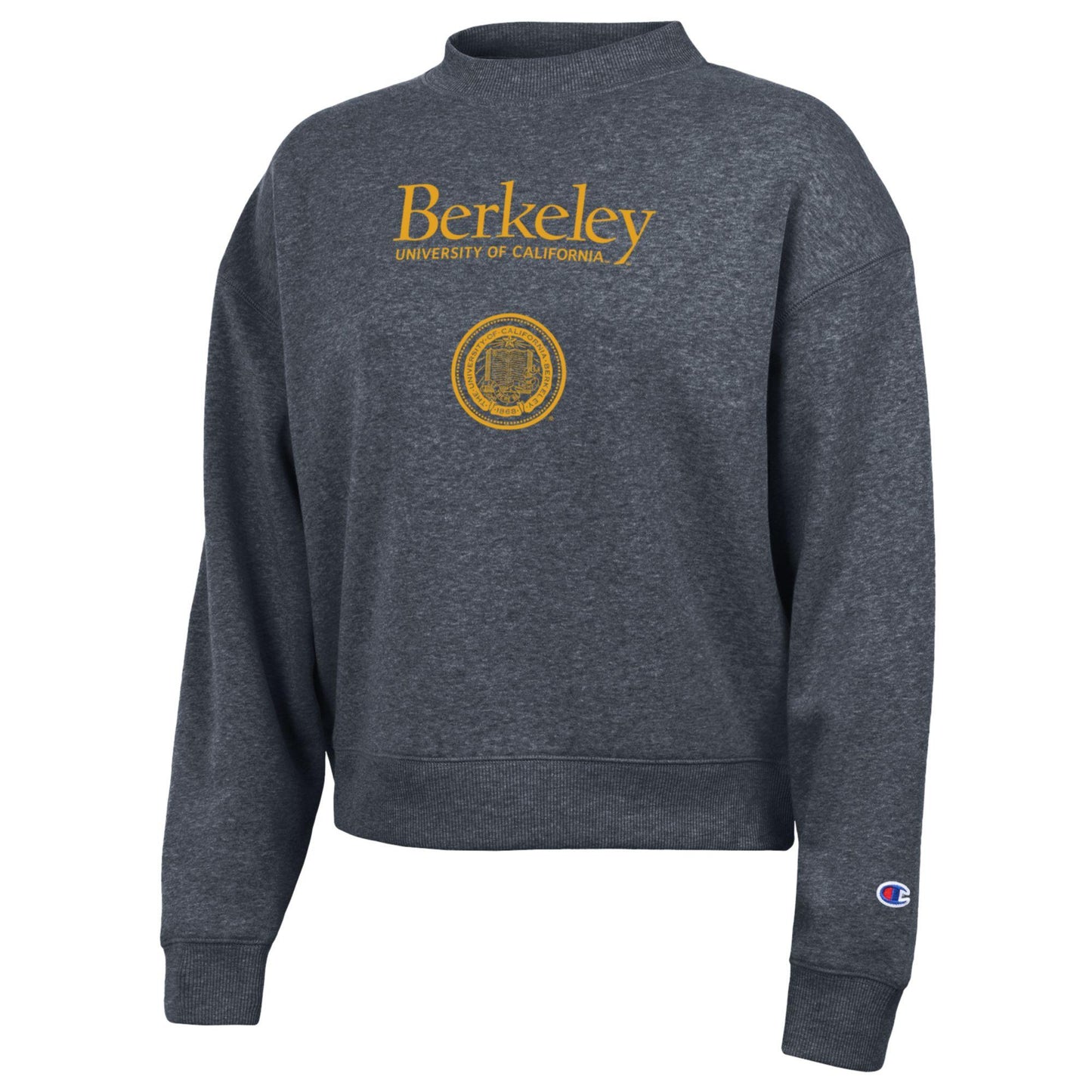 U.C. Berkeley Champion women's Triumph soft crew-neck sweatshirt-Navy