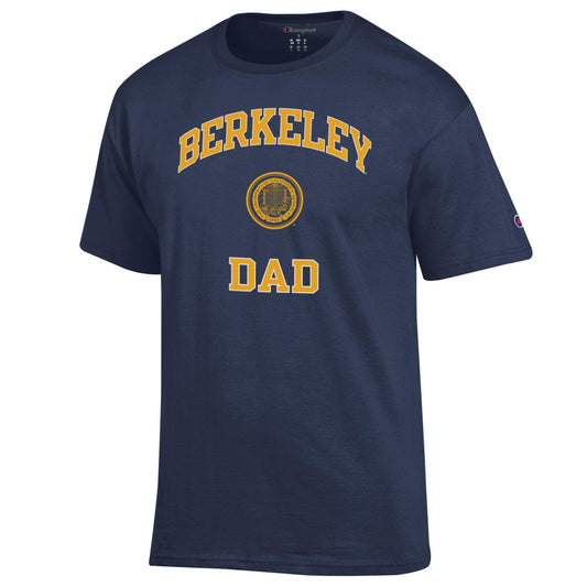 U.C. Berkeley Dad and Seal Champion T-Shirt-Navy-Shop College Wear