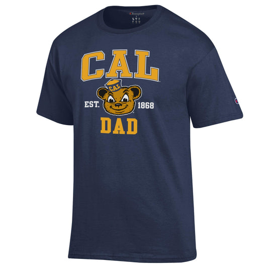 U.C. Berkeley Cal Oski Dad Champion T-Shirt-Navy-Shop College Wear