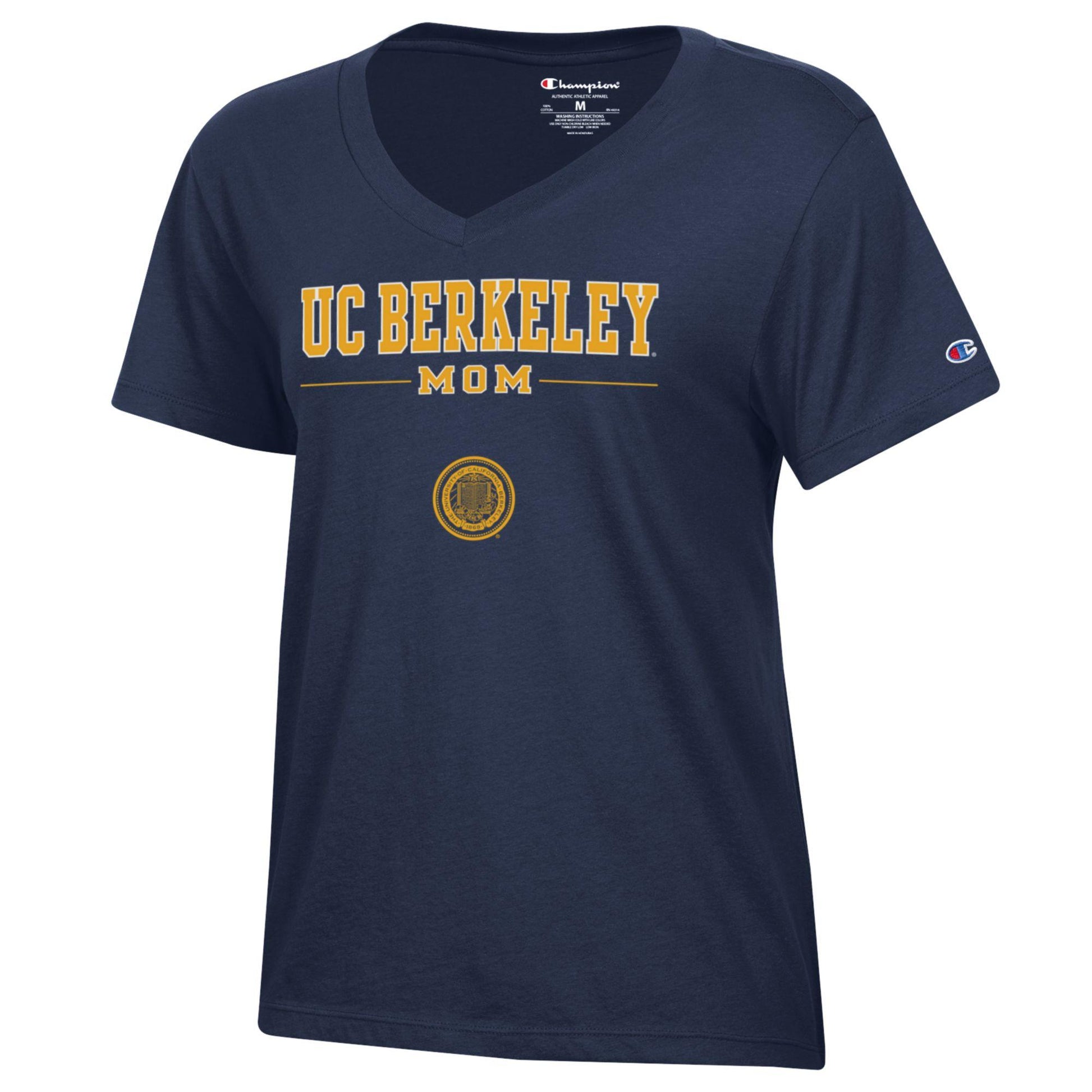 U.C. Berkeley Cal Mom T-Shirt-Navy-Shop College Wear