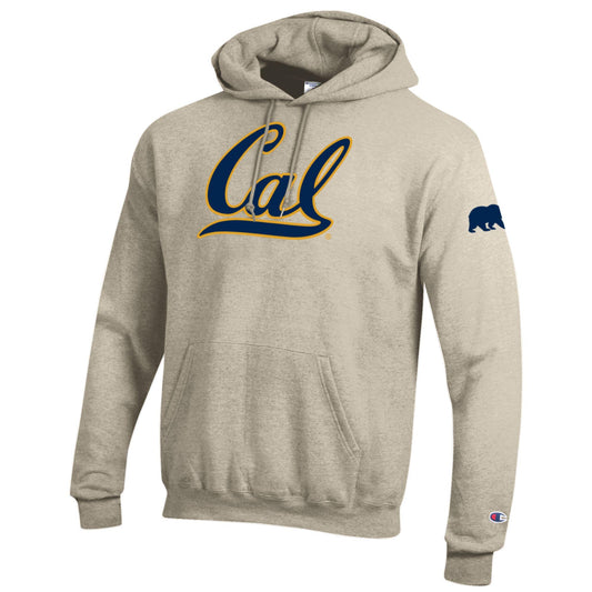 U.C. Berkeley Cal Champion hoodie sweatshirt-Oatmeal-Shop College Wear