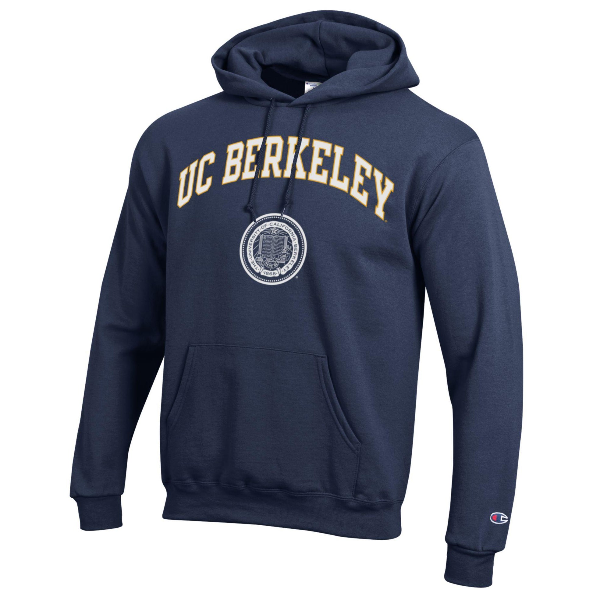 U.C. Berkeley Seal Champion Hoodie Sweatshirt - Navy-Shop College Wear