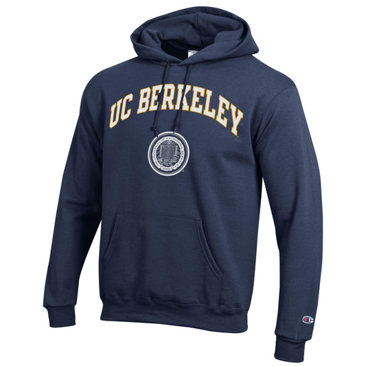 U.C. Berkeley Seal Champion Hoodie Sweatshirt - Navy-Shop College Wear