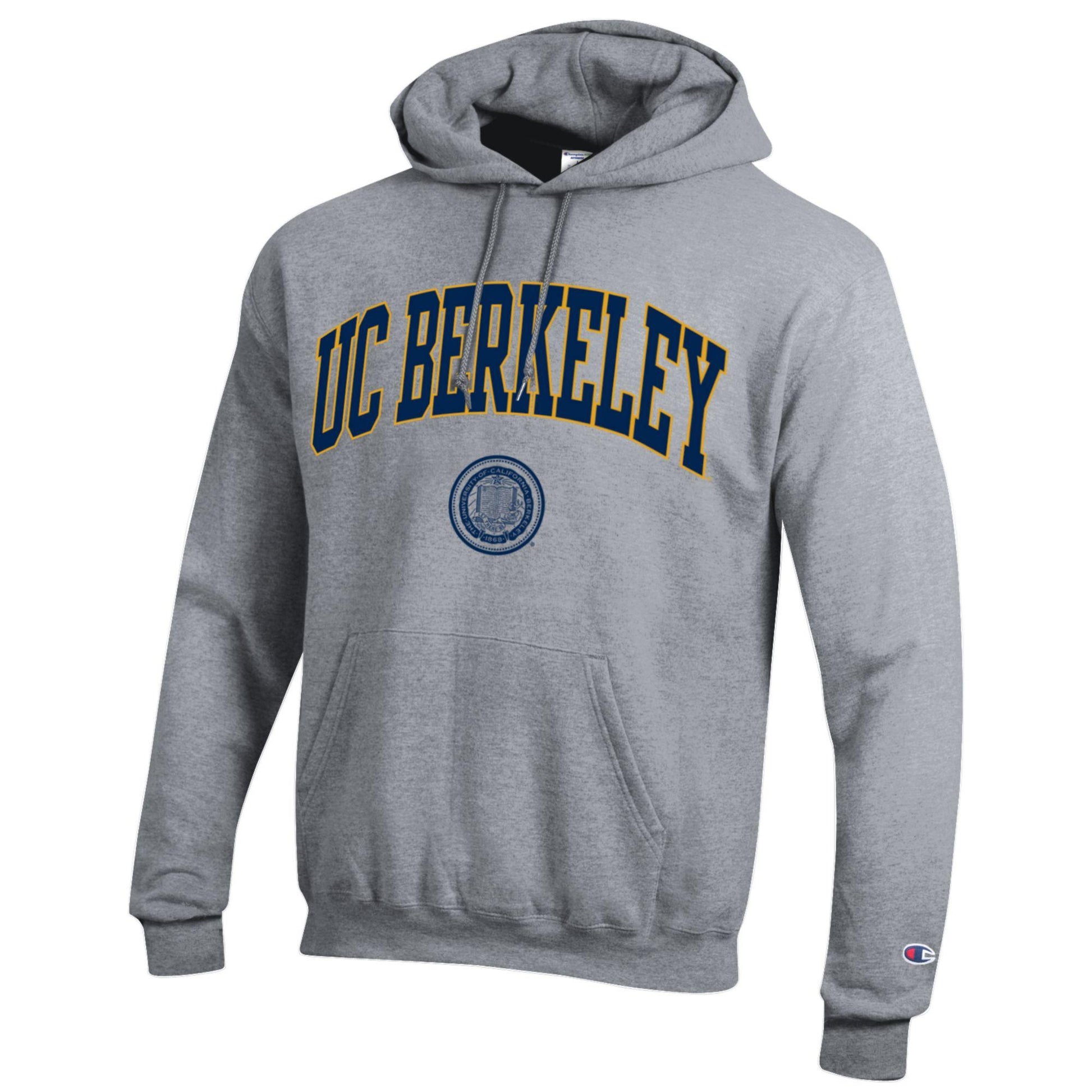 University of California Berkeley Champion hoodie Sweatshirt - Gray-Shop College Wear