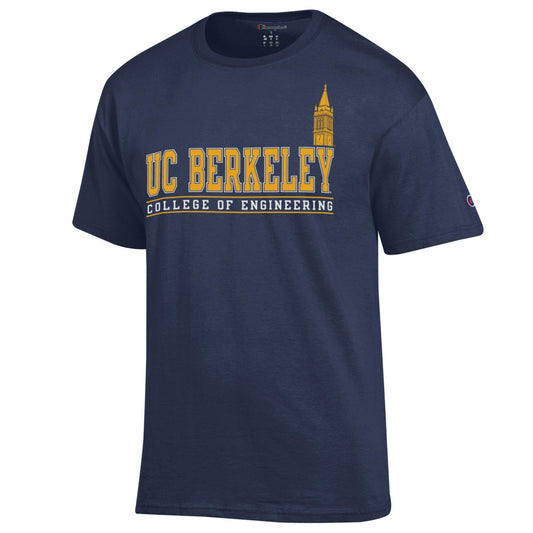 UC Berkeley Cal Champion Men's Engineering T-Shirt-Navy-Shop College Wear