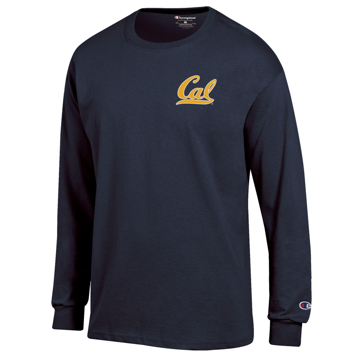 UC Berkeley Cal Champion Men's Long Sleeve T-Shirt -Navy-Shop College Wear