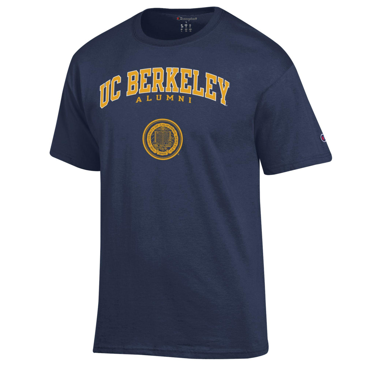 UC Berkeley Alumni  triple arch Champion Men's T- Shirt-Navy