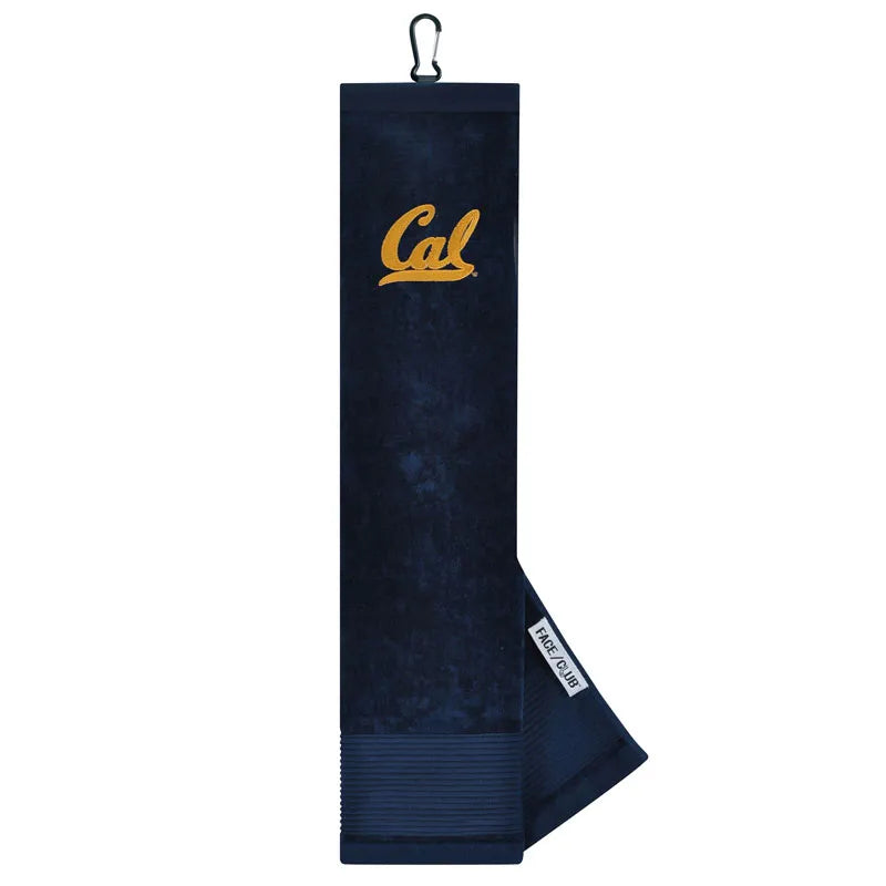 UC Berkeley Cal  embroidered Golf towel-Navy