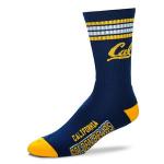 U.C. Berkeley Cal 4 stripe youth deduce socks-Navy-Shop College Wear