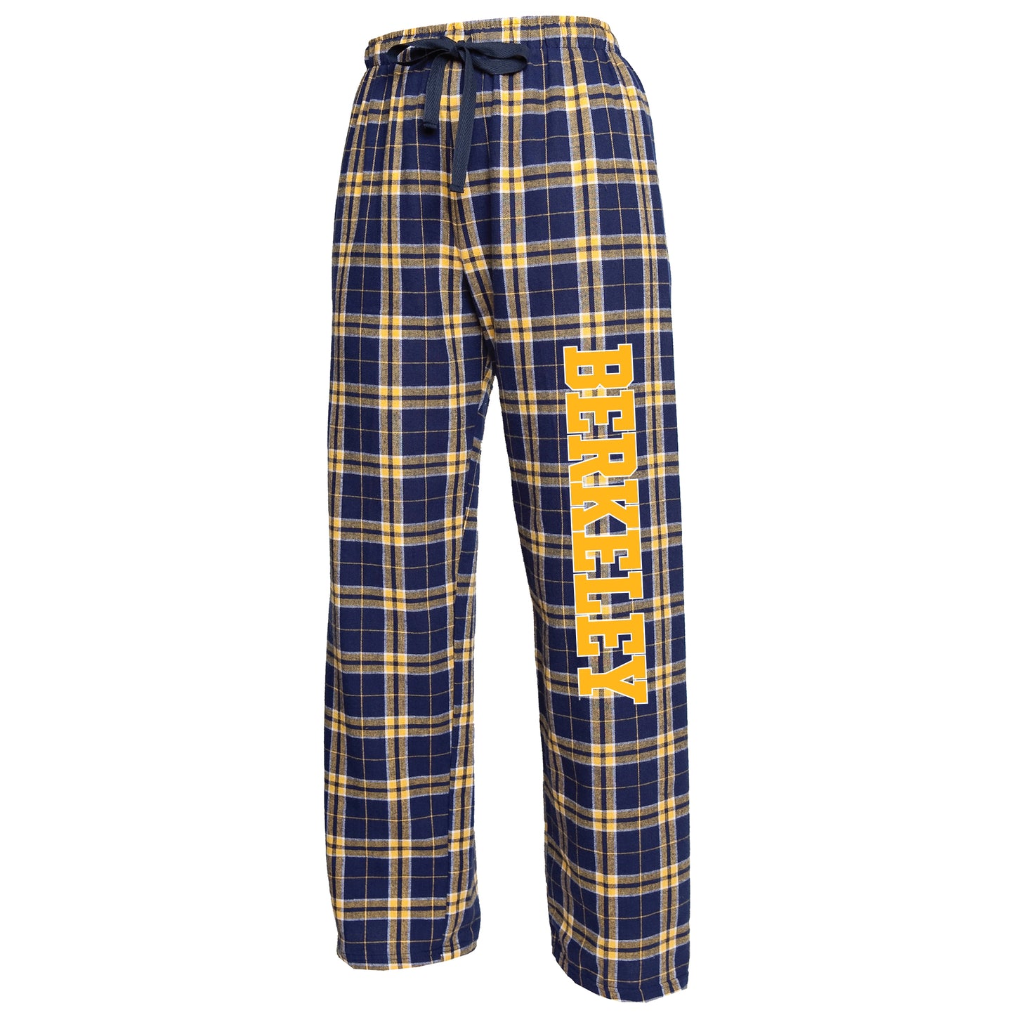 U.C. Berkeley Cal Men's flannel pajama pants-Navy-Shop College Wear