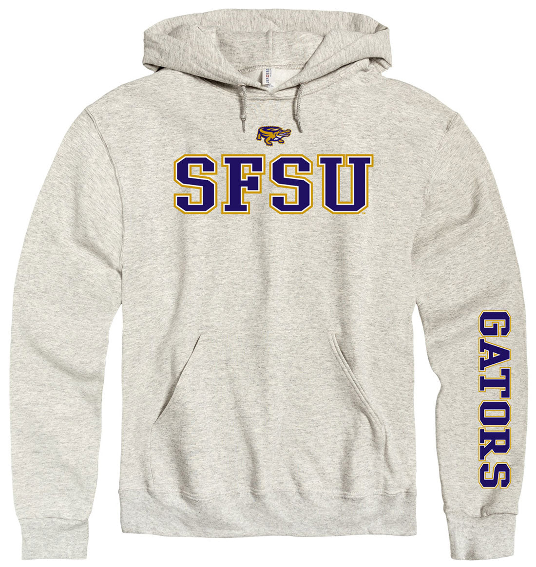 San Francisco State University SF Gators hoodie sweatshirt-Oatmeal-Shop College Wear