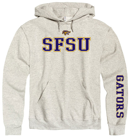 San Francisco State University SF Gators hoodie sweatshirt-Oatmeal-Shop College Wear