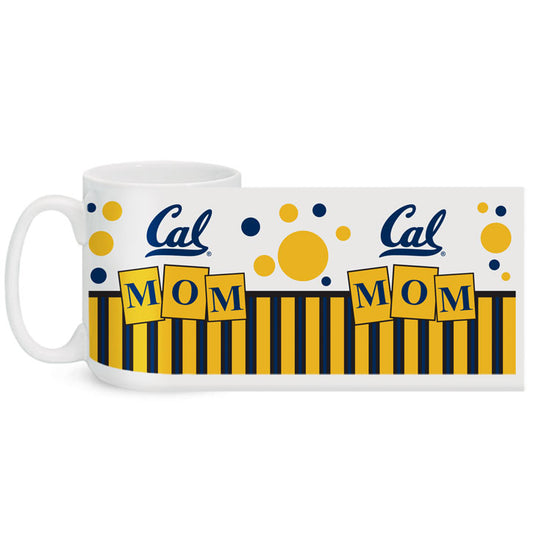 University of California Berkeley Cal Mom dots sublimated coffee mug-15oz.-Shop College Wear