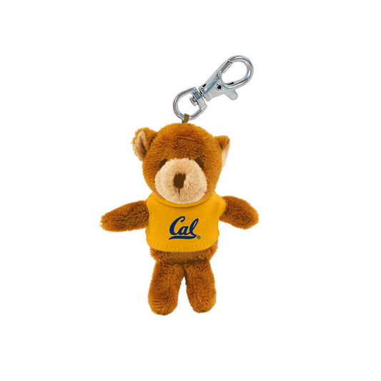 U.C. Berkeley Cal plush key tag-Tan-Shop College Wear