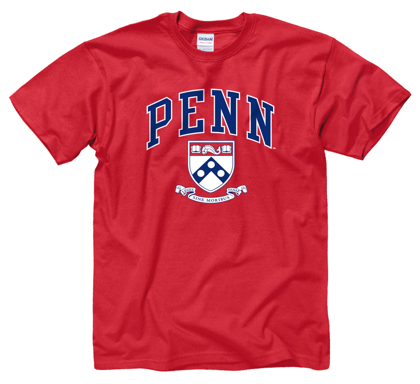 University Of Pennsylvania Men's T-Shirt-Red-Shop College Wear
