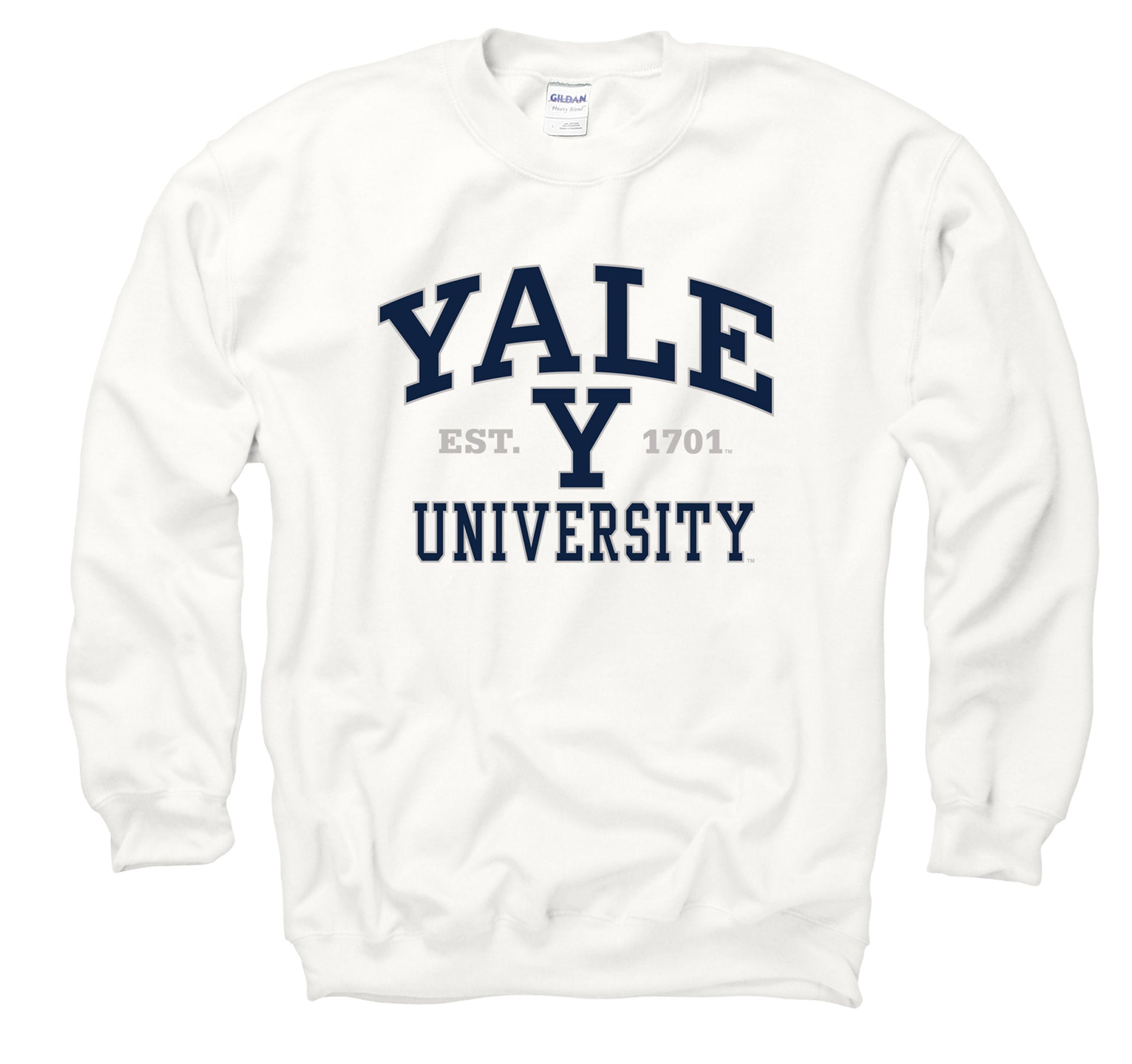 Men's White Yale Bulldogs Rocky Full-Zip Hoodie