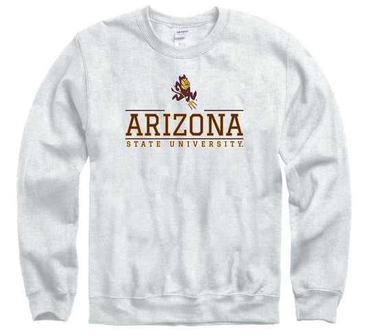 Arizona State ASU New Agenda officially licensed NCAA crewneck sweatshirt-Ash Gray-Shop College Wear